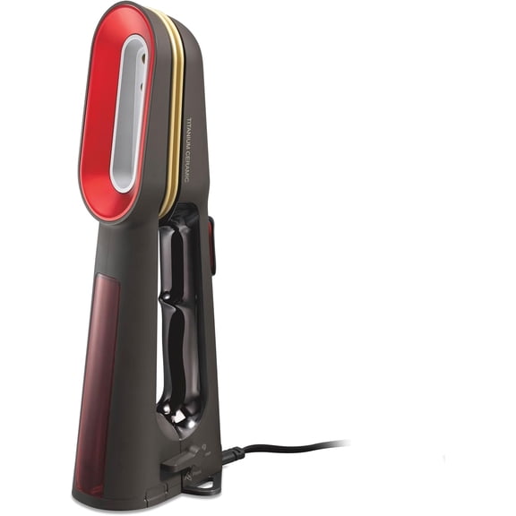 SteamPress 3-in-1 Handheld Garment Steamer & Clamping Steam Iron, No Ironing Board Needed, 200ml Water Tank, 9 Minutes of Steaming, 25 Second Fast Heat-Up, 1500 Watts, 10 Cord, Black (11600)