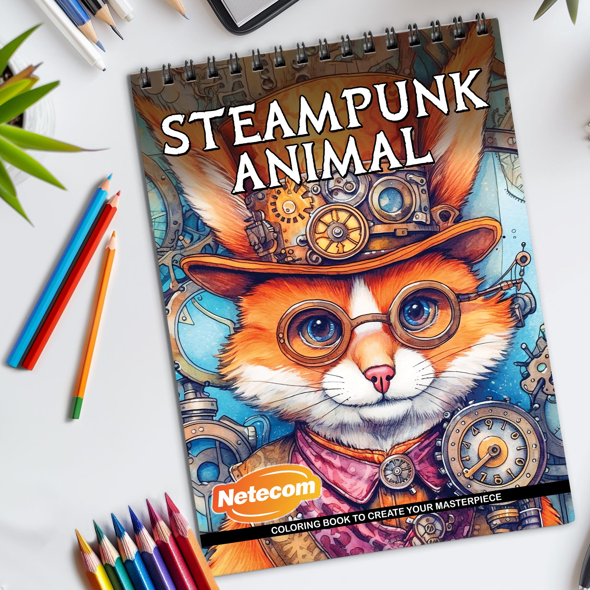 TSPVOTUS Wonderful Christmas Coloring Book Spiral Bound for Adult ...