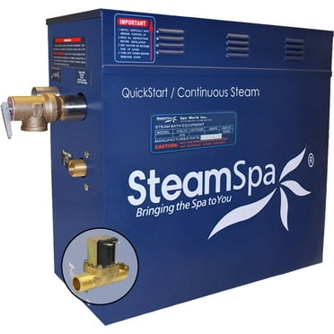SteamSpa  10.5 KW QuickStart Steam Bath Generator with Built-in Auto Drain
