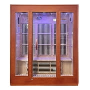 SteamSpa Home Sauna Room 1-2 Person Hemlock Wooden Indoor Sauna Spa