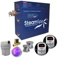 thumbnail image 1 of SteamSpa RY1200CH-A 12 kW Royal QuickStart Acu-Steam Bath Generator Pack with Built-in Auto Drain, Polished Chrome, 1 of 3