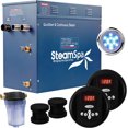 thumbnail image 1 of SteamSpa Royal 12 KW QuickStart Acu-Steam Bath Generator in Matte Black, 1 of 7