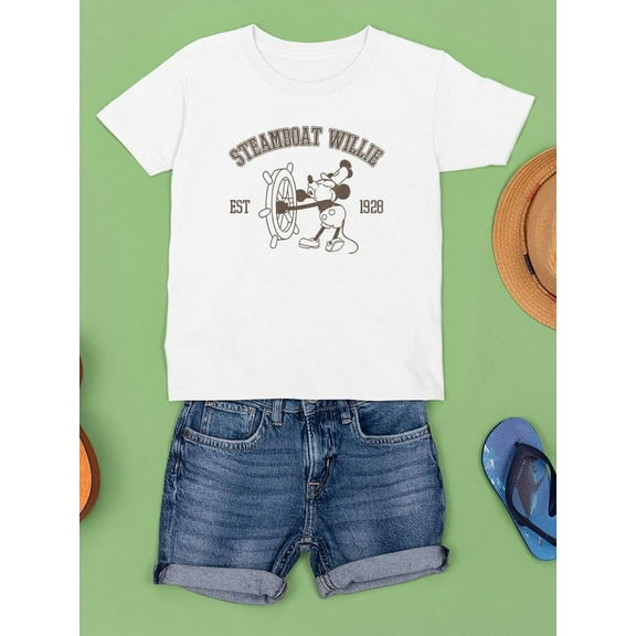 Steamboat 1928 Willie Whistling T-shirt Unisex's -SmartPrintsInk Designs