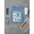 thumbnail image 1 of Steamboat Characters 1928 T-shirt Color Women's -SmartPrintsInk Designs, 1 of 1
