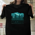thumbnail image 1 of Steamboat Springs Colorado Skiing Snowboarding Unisex T-Shirt, Souvenir Winter V80146, Up to Size 5XL, 1 of 2