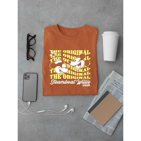 Steamboat Willie 1928 T-shirt Color Men's -SmartPrintsInk Designs