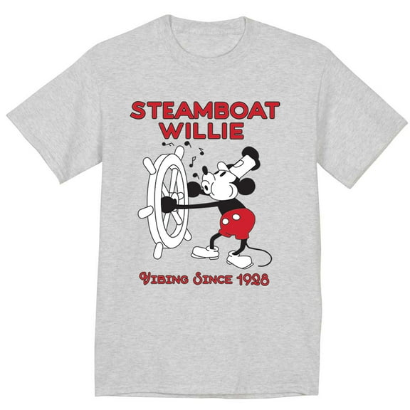 Steamboat Willie Boat Captain Funny Nautical T-shirt Mens Graphic Tees Clothing Apparel