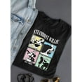 thumbnail image 1 of Steamboat Willie Crew T-shirt Women's -SmartPrintsInk Designs, 1 of 4