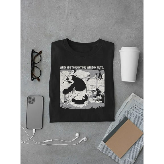 Steamboat Willie Funny Quote T-shirt Men's -SmartPrintsInk Designs