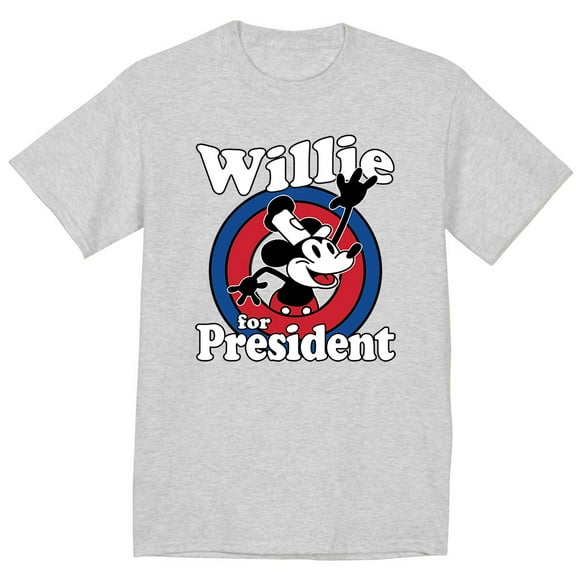 Steamboat Willie Funny T-shirt Mens Graphic Tees Clothing Apparel