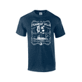 thumbnail image 1 of Steamboat Willie It All Started With A Mouse and Steamboat Short Sleeve Men's Funny Graphic T-Shirt-Heather Navy-5xl, 1 of 1