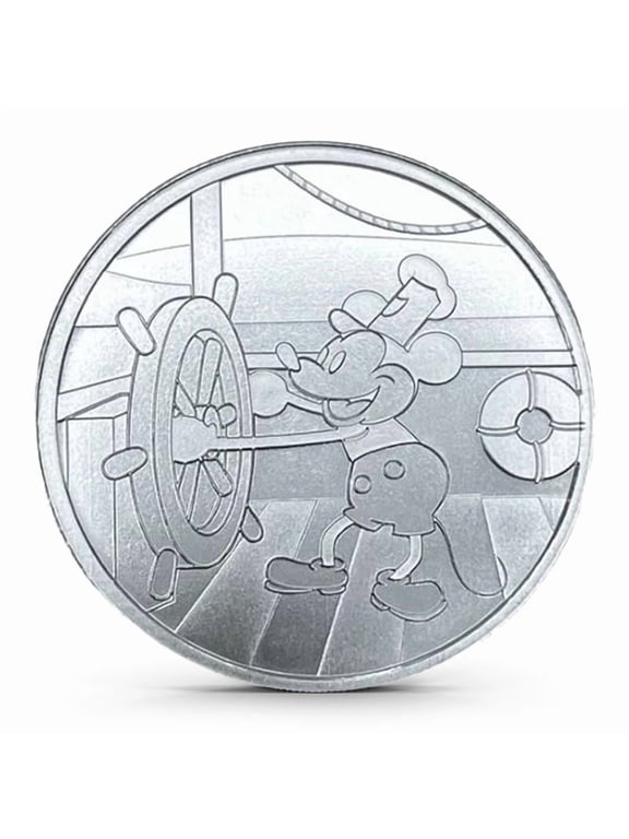 Steamboat Willie Mickey Captain 1 oz .999 Silver Round