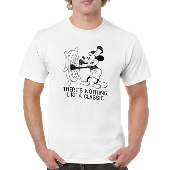 Steamboat Willie There is Nothing Like a Classic T-shirt Vintage Cartoon Mouse Retro Steam Boat Timeless Men's Tee