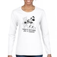thumbnail image 1 of Steamboat Willie There is Nothing Like a Classic Women's Long Sleeve T-shirt Vintage Cartoon Mouse Retro Steam Boat Timeless, 1 of 7