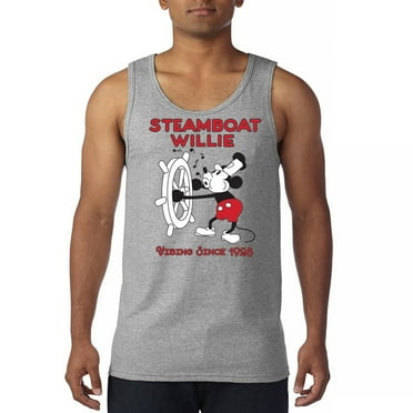 Steamboat Willie Vibing Since 1928 Tank Top Iconic Retro Cartoon Mouse Timeless Classic Vintage Vibe Men's Top
