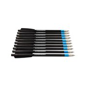 Steambow AR-Series - Carbon Heavy Bodkin Target Arrows, Set of 10 pcs, Black