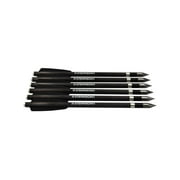 Steambow AR-Series - Carbon Heavy Bodkin Arrows, Set of 6 pcs, Black