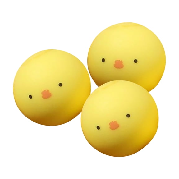 Steamed Dumpling Squishy Toy, Colorful Squeeze Chicken-Shaped Dough Ball Fidget Sensory Toy, Stress Relief Hand Toy for Adults & Kids, Anxiety Relief, ADHD ADD Decompression Toy