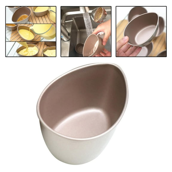 Steamed dessert bowl , ,Non , Loose Round Shape, Small Reusable Baking Tool Tart for Pies Cooking Baking Pans Cheese