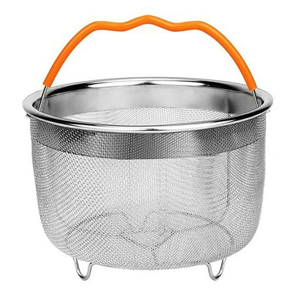 Steamer Ba Sket Mesh Steaming Ba Sket Stainless Steel Strainer and Insert for 6 Q T Q Uart Instant Pots Accessories with Handle