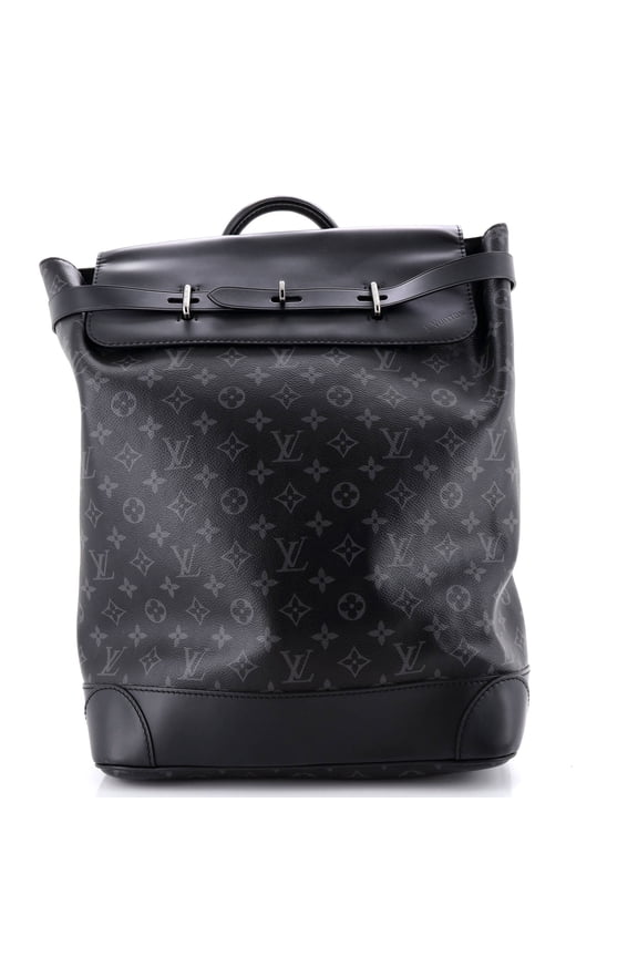 Pre-Owned Steamer Backpack Monogram Eclipse Canvas By Rebag