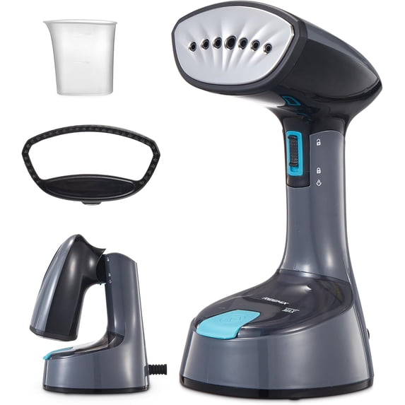 Steamer for Clothes, 1200W Foldable Clothes Steamer, Handheld Garment Steamer, Fast Heat-up, Auto-Off, Steam Iron for Fabric Wrinkle Remover with Brush (2241 Dark Gray)