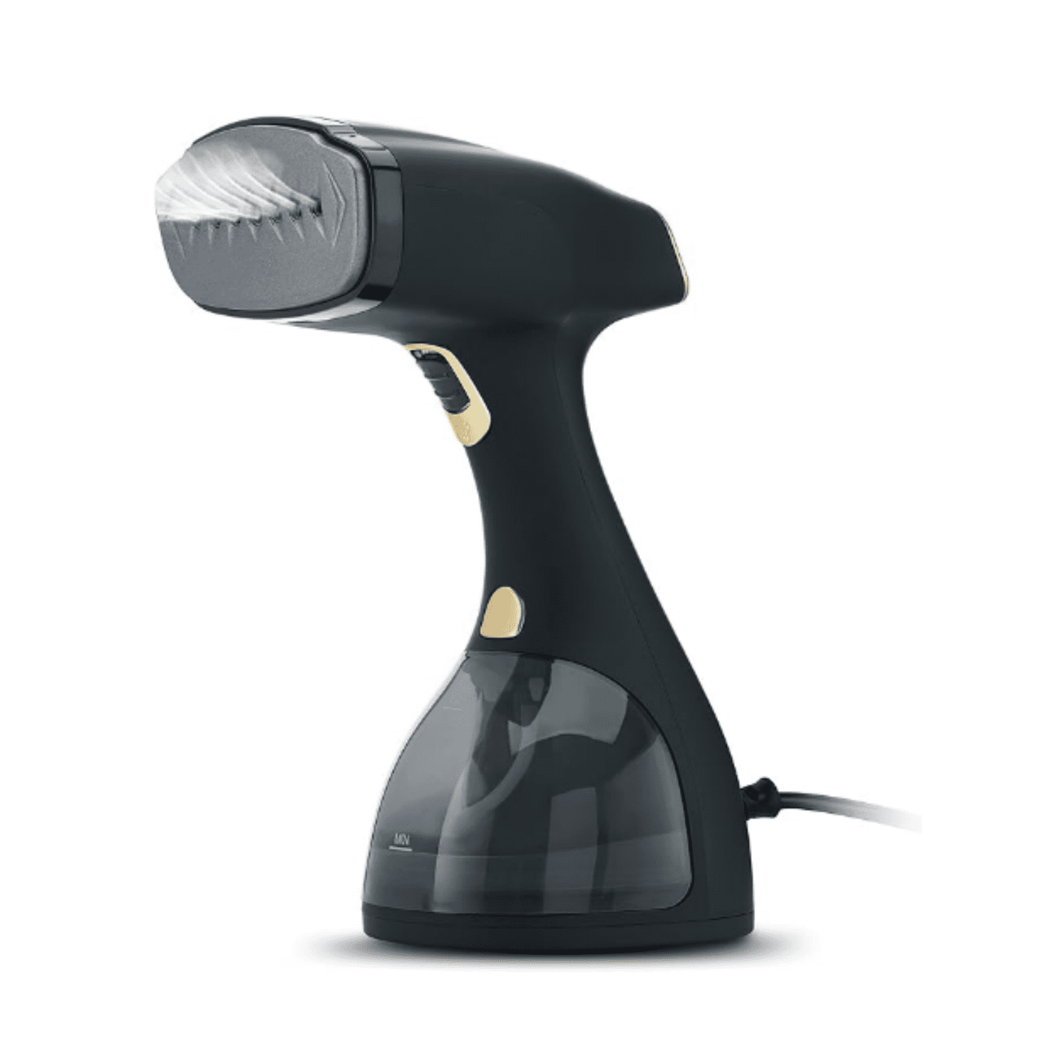 Steamer for Clothes, 1500 Watt Portable Handheld Fabric and Garment Steamer with Lint Remover & Fabric Brush, Ultra-Fast Heat Up, 18 Min Continuous Steam for Powerful Wrinkle Remover, Black