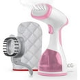 thumbnail image 1 of Steamer for Clothes, 1500W Fast Heat Up Handheld Garment Steamer, Portable Travel Clothing Fabric Steamer with Upgraded Nozzle and 260ml Water Tank (Light Pink), 1 of 6