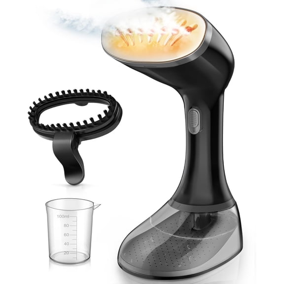 Steamer for Clothes, 1800W  Heat-up Clothes Steamer Handheld Garment Steamer with 3 Steam Settings, 380ml Water , 9.8' Cord, Portable Travel Steam Iron for Removes Wrinkle Safe   Fabrics