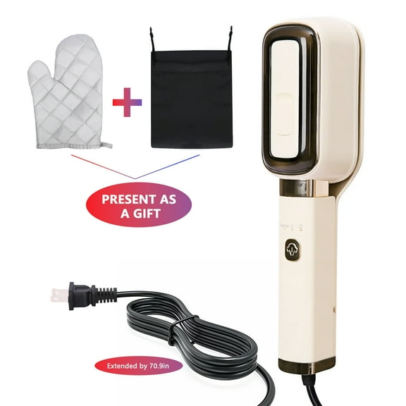 Steamer for Clothes Iron 3-in-1 Modes (Iron/Press/Steam) Fast Heating & Lightweight clothes steamer, Flip-Design Handheld Garment Portable Steamer, No Ironing Board Needed, Travel & Home Use