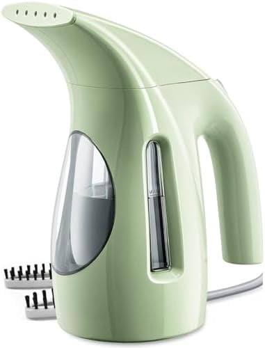 Steamer for Clothes, Portable Handheld Design, 240ml Big Capacity, 700W, Strong Penetrating Steam, Removes Wrinkle, for Home, Office and Travel(ONLY FOR 120V)(Green)