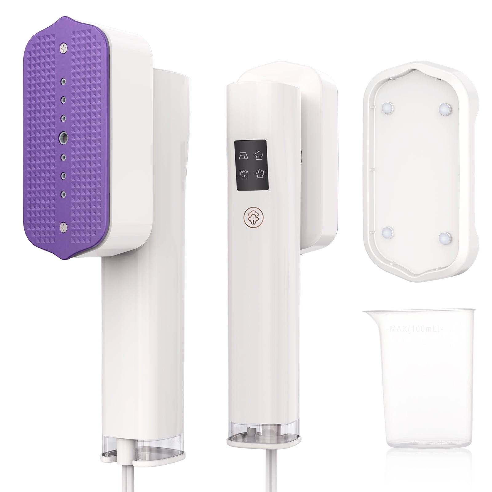 Bear Steamer For Clothes, Portable Handheld Travel Clothes Steamer, 10 Second Fast Heat-up, Auto-Off, Steam Iron Fabric Wrinkle Remover With Brush For