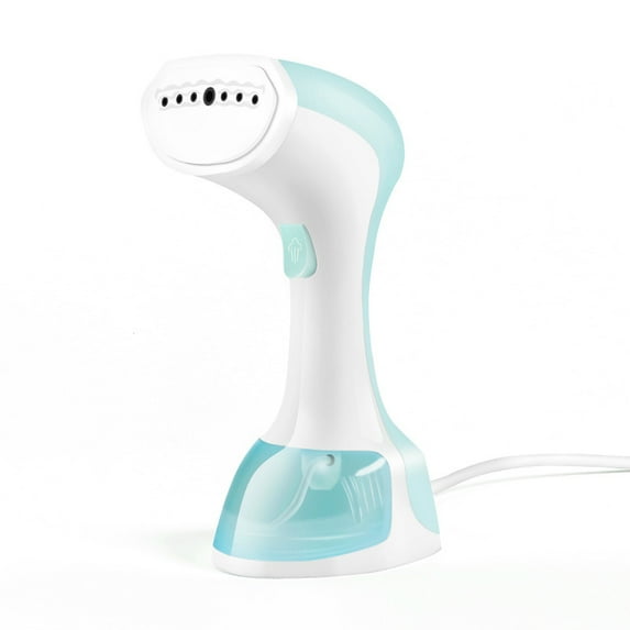 Steamer for Clothes, Powerful Handheld Clothing Steamer, portable travel clothing steamer, foldable, plancha a vapor para ropa, fast heating in 30 seconds (blue white mixture)