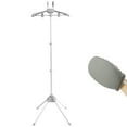 thumbnail image 1 of Steamer Clothes Rack With Ironing Glove Floor Standing Garment Steamer Stand Foldable Garment Steamer Rack Lightweight Adjustable Height Steamer Stand Rack for Steaming Clothes, 1 of 9