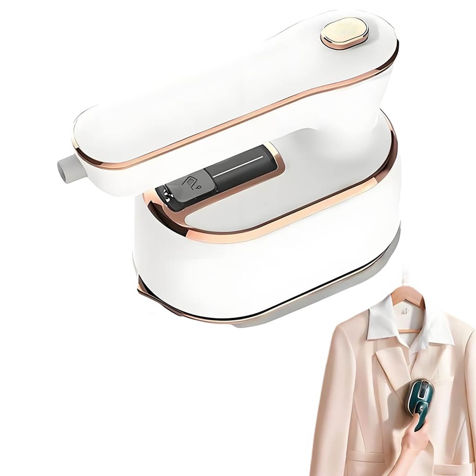 Steamer Iron for Clothes,Handheld Portable Steam Iron,Garment Mini Electric Irons,2 in 1 Steamer and Iron,Clothes 5S Fast Heating Powerful Wrinkle Remove, Suitable for Wool, Silk, Knitwear
