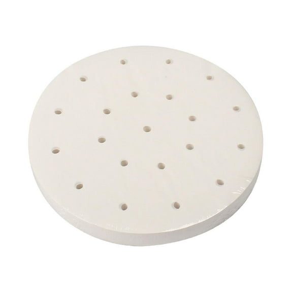 Steamer Paper Disposable With Holes Round Steamer Pad Bun Paper SilicoJ2 Hot V0 O0T0