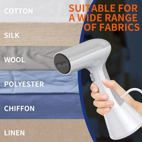 Steamer,Portable Steamer Clothes 20s Heat Steamer Removes Wrinkle Handheld 150/302 Temperature 1000w Clothes 220ml/7.4oz Water 1000w Clothes Handheld Water 1000w plug