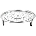 thumbnail image 1 of Steamer Rack 304 Stainless Steel Steaming Rack Steam Tray with Removable Legs for Instant Pressure Cooker Multi-functional Steamer Basket Steamer For Cooking White 7 In, 1 of 9