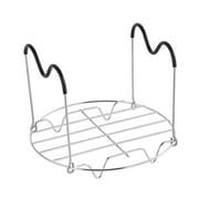 Steamer Rack with Heat Resistant Silicone Handles Stainless Steel Steaming Rack Trivet Stand for Pressure Cooker Compatible with Instant Pot 6 & 8 QT Accessories