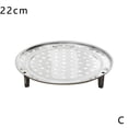 thumbnail image 1 of Steamer Rack Insert Stock Pot Steaming Tray Stand Cookware Kitchen Cooking~ I6I8, 1 of 8