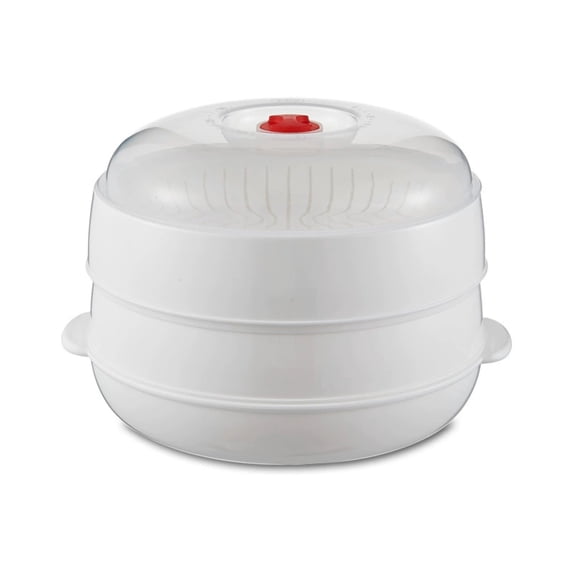 Stackable Food Steam Rack Steamer Rack, Microwave Plastic Steamer, BPA-Free Food Steamer ...