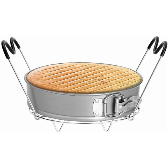 Steamer Rack Trivet with Handles Compatible with Instant Pot Accessories 6 Qt 8 Quart, Pressure Cooker Trivet Wire Steam Rack, Great for Lifting out Whatever Delicious Meats & Veggies You Cook