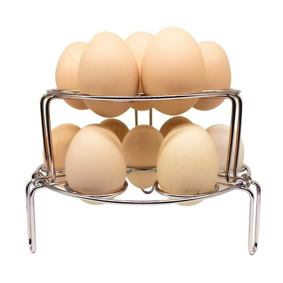 Steamer Rack for Instant Pot Stackable Egg Vegetable Pressure Cooker Steam Rack, Stainless Steel Food Basket Stand, 2Pcs