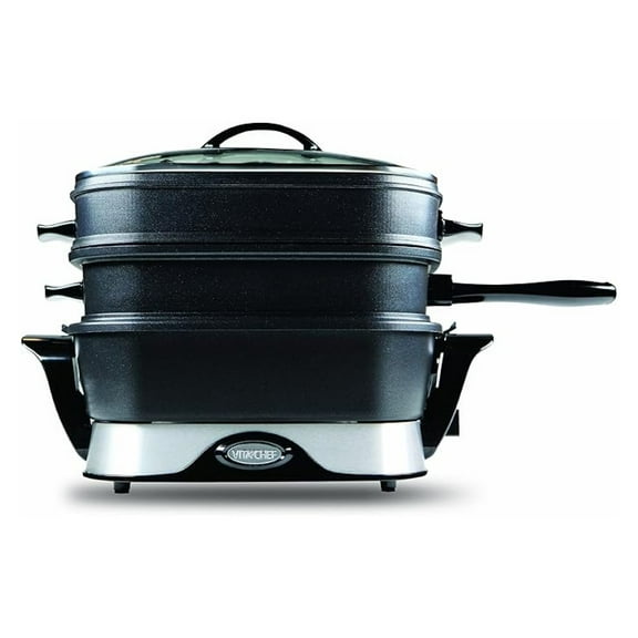 Steamer Skillet by Electric Multi Cooker/Steamer