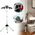 thumbnail image 1 of Steamer Stand,Folding Telescopic Clothes Steamer Holder,Height Adjustable Steamer Stand,Portable Clothes Steamer Rack,Steamer Support,Black,1Pc, 1 of 10