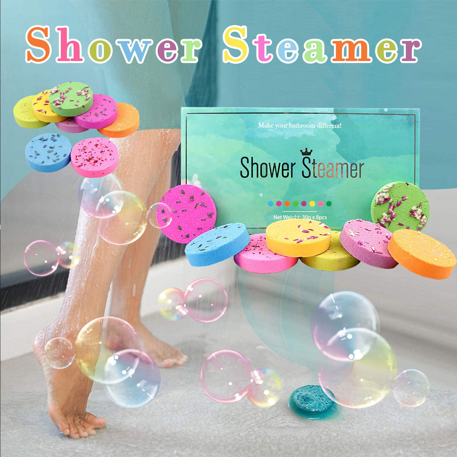 Steamers Aromatherapy With Self Care Shower For Stress Personal Skin