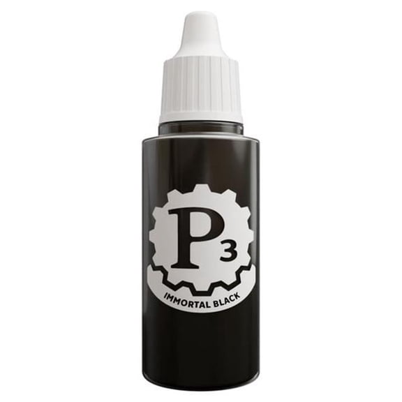 Steamforged Games STEP3N176 18 ml 2025 Edition P3 Paint - Immortal Black