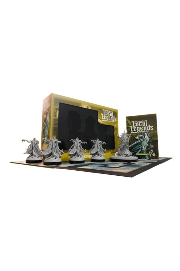 Epic Encounters -Local Legends 5E-Compatible Encounter Kit with Five Detailed Minis and Illustrated Battle Map (Wraith)