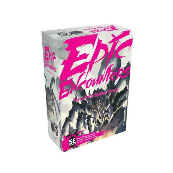 Steamforged Games Epic Encounters: Web of The Spider Tyrant - 1 100MM Base Unpainted Miniature Compatible with DND Dungeons and Dragons and Other Tabletop RPG TTRPG Games