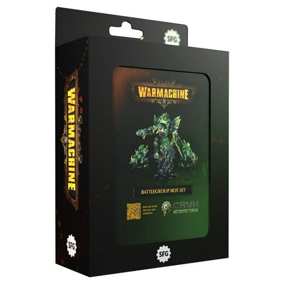 Steamforged Games  War Machine Cryx Necrofactorium Battlegroup Box Miniatures